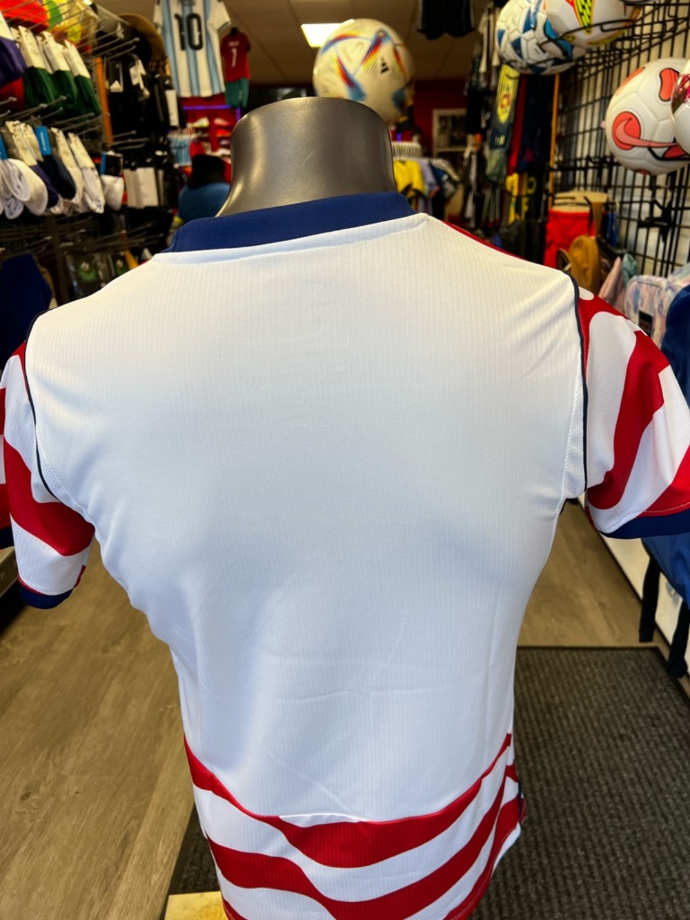 Nike Red, White and Navy USA  Soccer Jersey 2026 - Picture 2 of 2